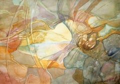 Abstraction, paper/watercolor, 28x40 cm