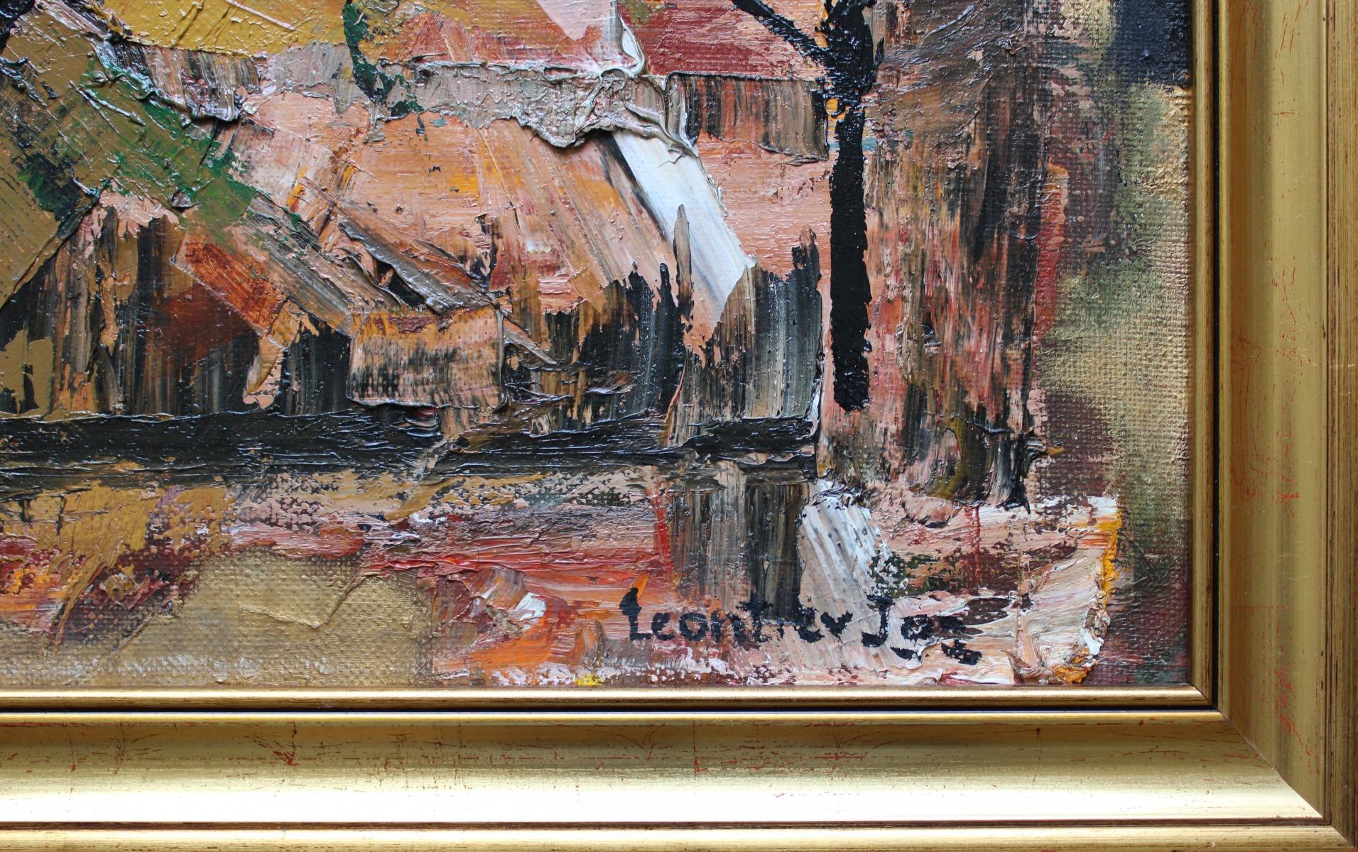 Zusammensetzung  1992., Leinwand, Öl, 50x60 cm (Abstrakt), Painting, von Igor Leontiev
