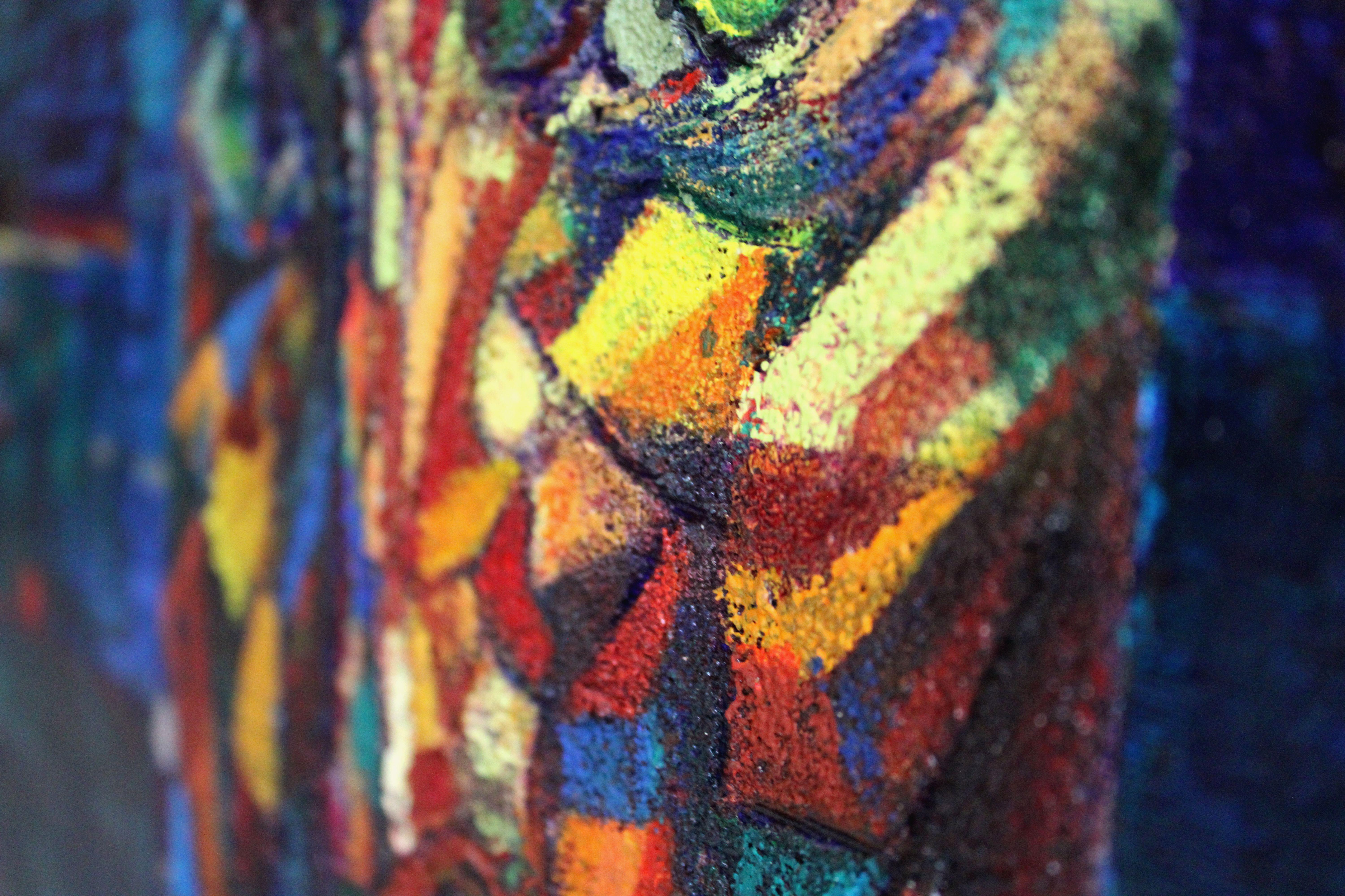 Gotico. Sfinge. 1999, tela, acrilico, oro, 80x100 cm 7
