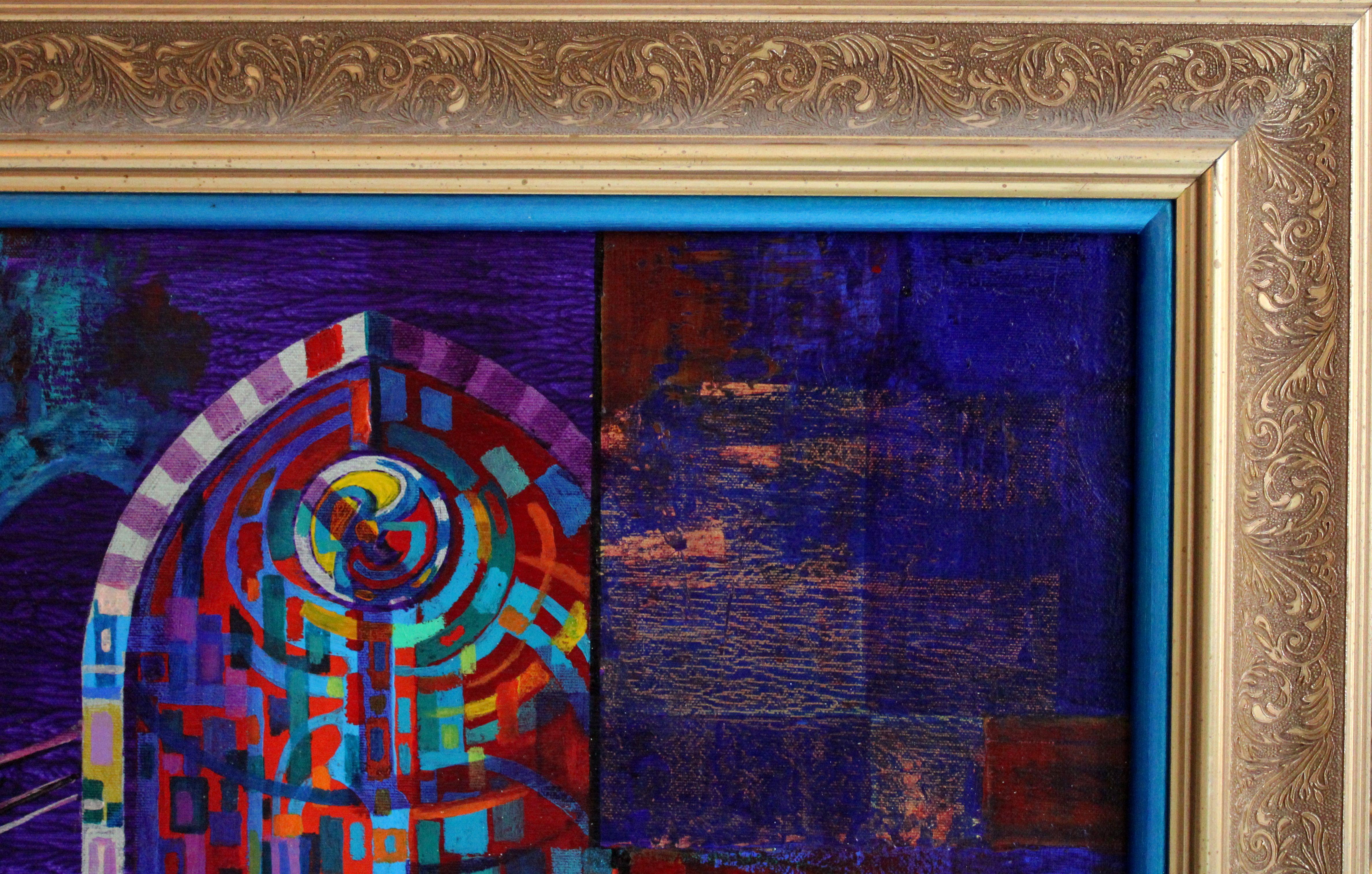Gotico. Sfinge. 1999, tela, acrilico, oro, 80x100 cm 8
