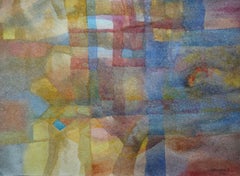 Labyrinth of Life. 2001, watercolor on paper, 56x75.5 cm. Signed