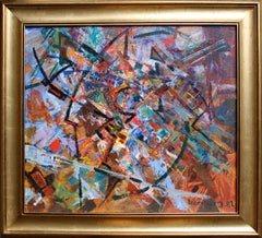 Way to the top. 1992, canvas, acrylic, 48.5x56 cm