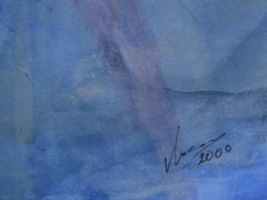 Sensations. 2000, watercolor on paper, 52x83 cm. Signed