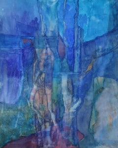 Wasser. Aquarell auf Papier, 50,5x40 cm. Vorzeichenlos