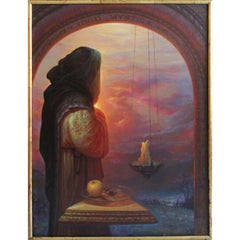 A dedication to the heart. 1996. Oil on canvas, 106x80 cm