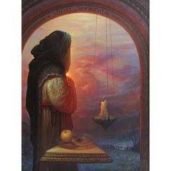 A dedication to the heart. 1996. Oil on canvas, 106x80 cm