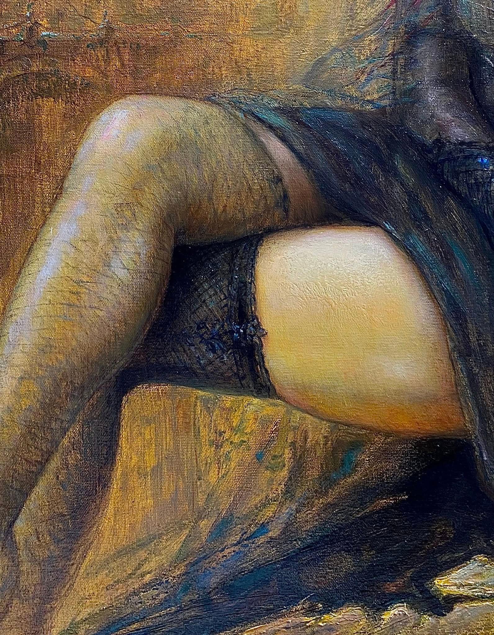 After Party  70x90 cm, canvas/oil, 2009 - Painting by Igor Maikov