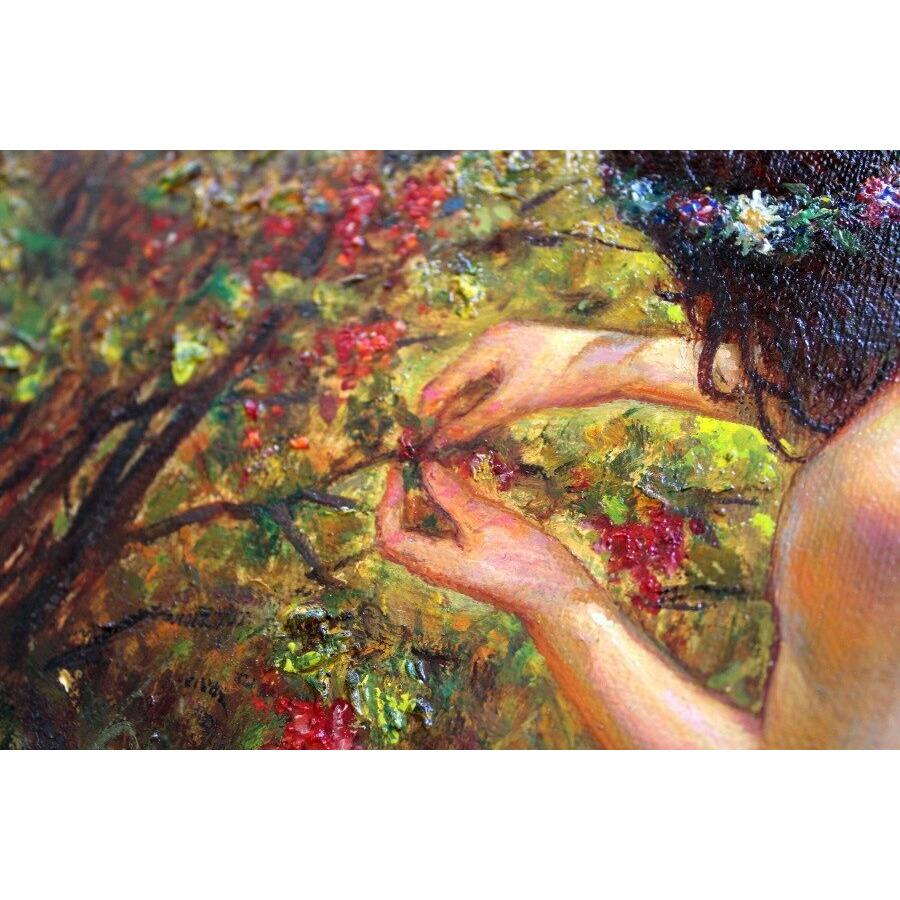 Bayas 2016, óleo sobre lienzo, 46,5x55 cm en venta 3