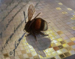 Best regards, bumblebee  oil/canvas, 40x50 cm, 2021