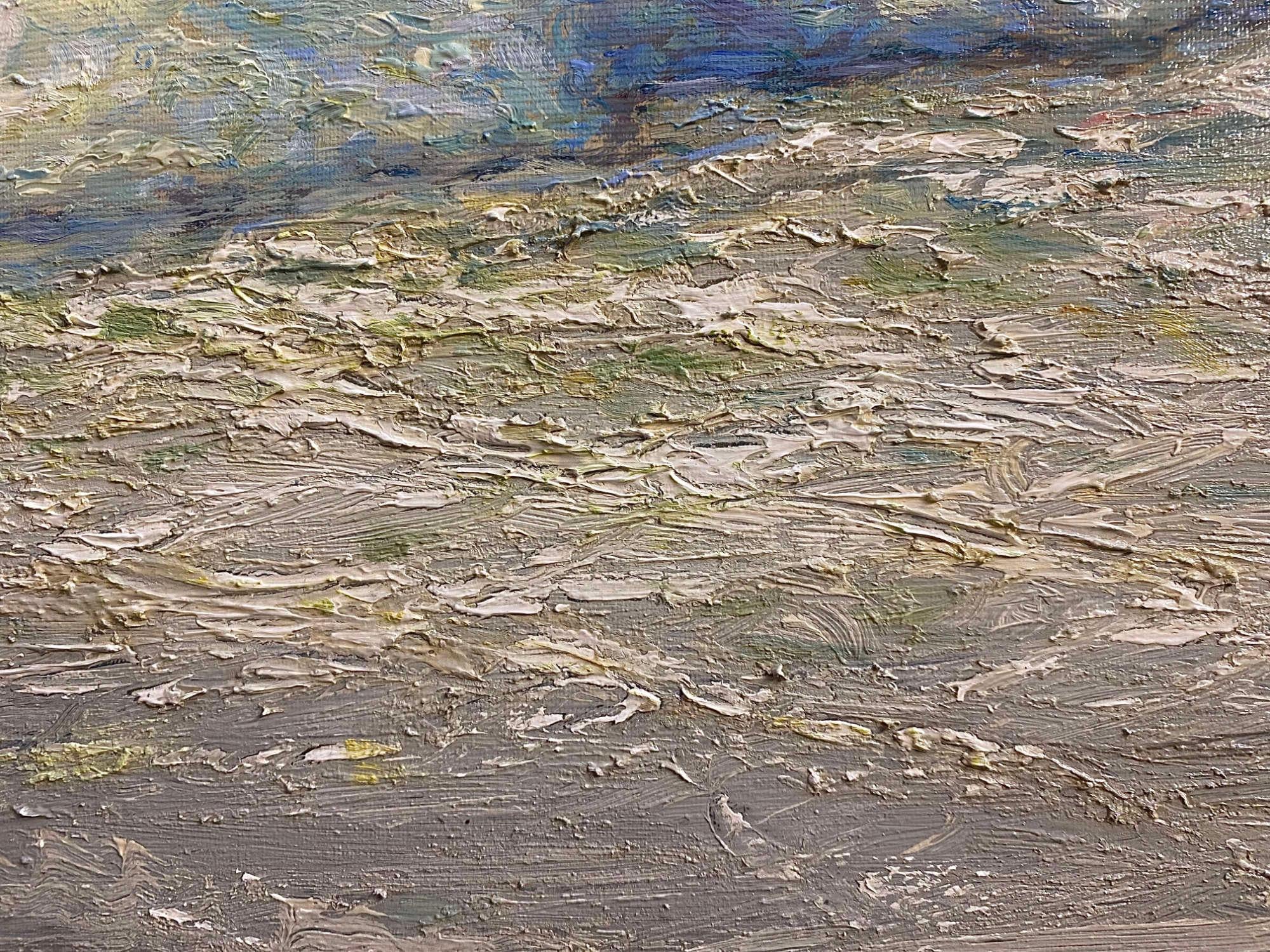 Schwarzblaues Meer. 2022. Leinwand, Öl, 80x100 cm (Realismus), Painting, von Igor Maikov