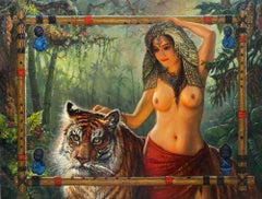 Flûte de Bouddha. 1994. Toile, huile, 80x106 cm