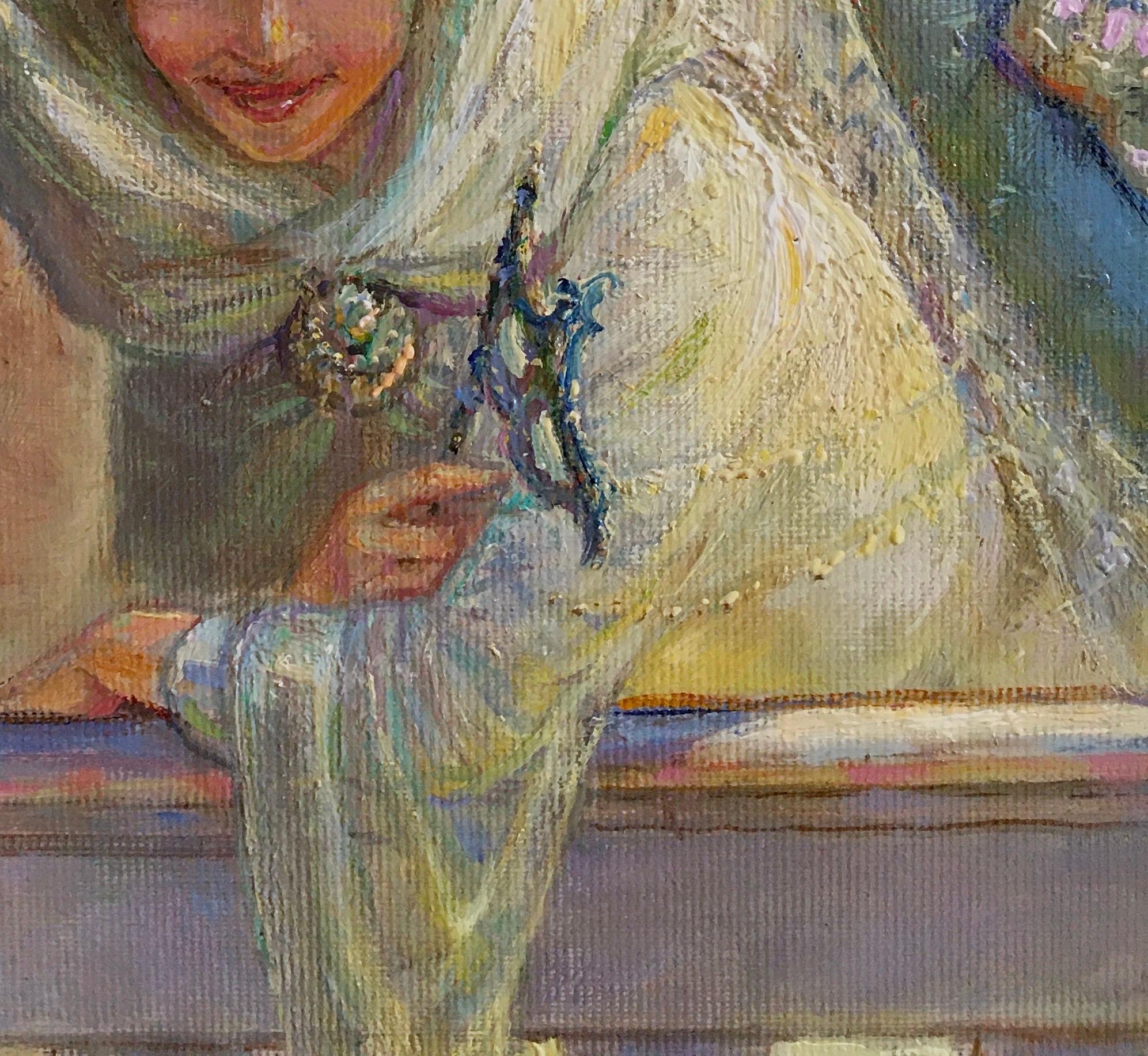 Carnevale di Venezia. 2021, olio su tela, 140x100 cm - Painting Moderno di Igor Maikov