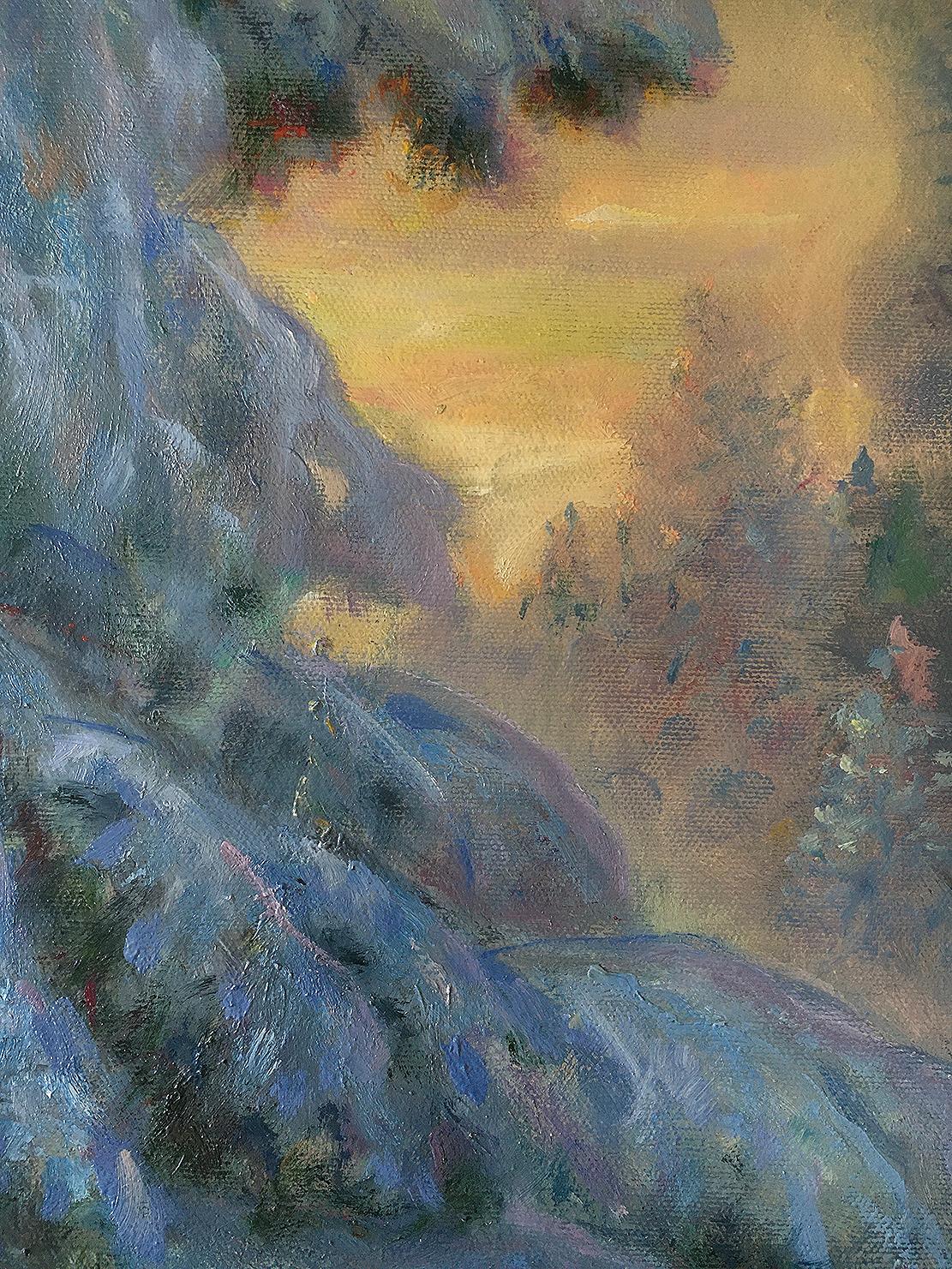 Carnevale d'inverno. Trittico. 2020, tela, olio, 70x50 cm; 70x90 cm; 70x50 cm in vendita 5