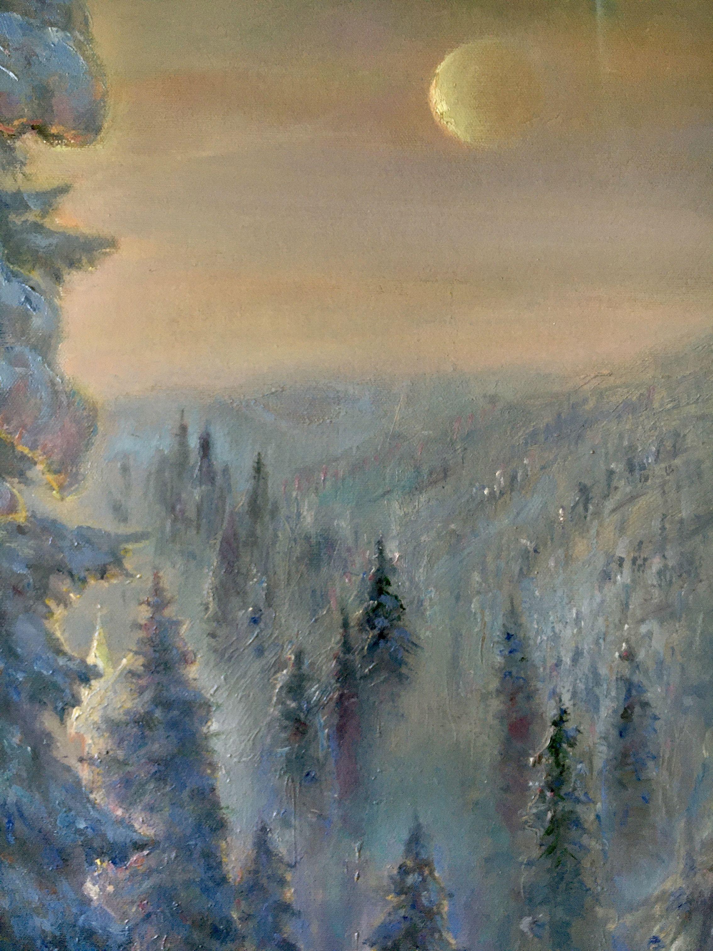 Carnevale d'inverno. Trittico. 2020, tela, olio, 70x50 cm; 70x90 cm; 70x50 cm in vendita 3