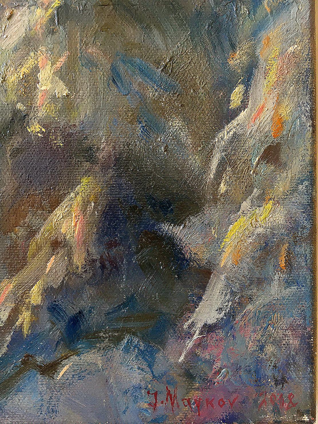 Carnevale d'inverno. Trittico. 2020, tela, olio, 70x50 cm; 70x90 cm; 70x50 cm in vendita 4