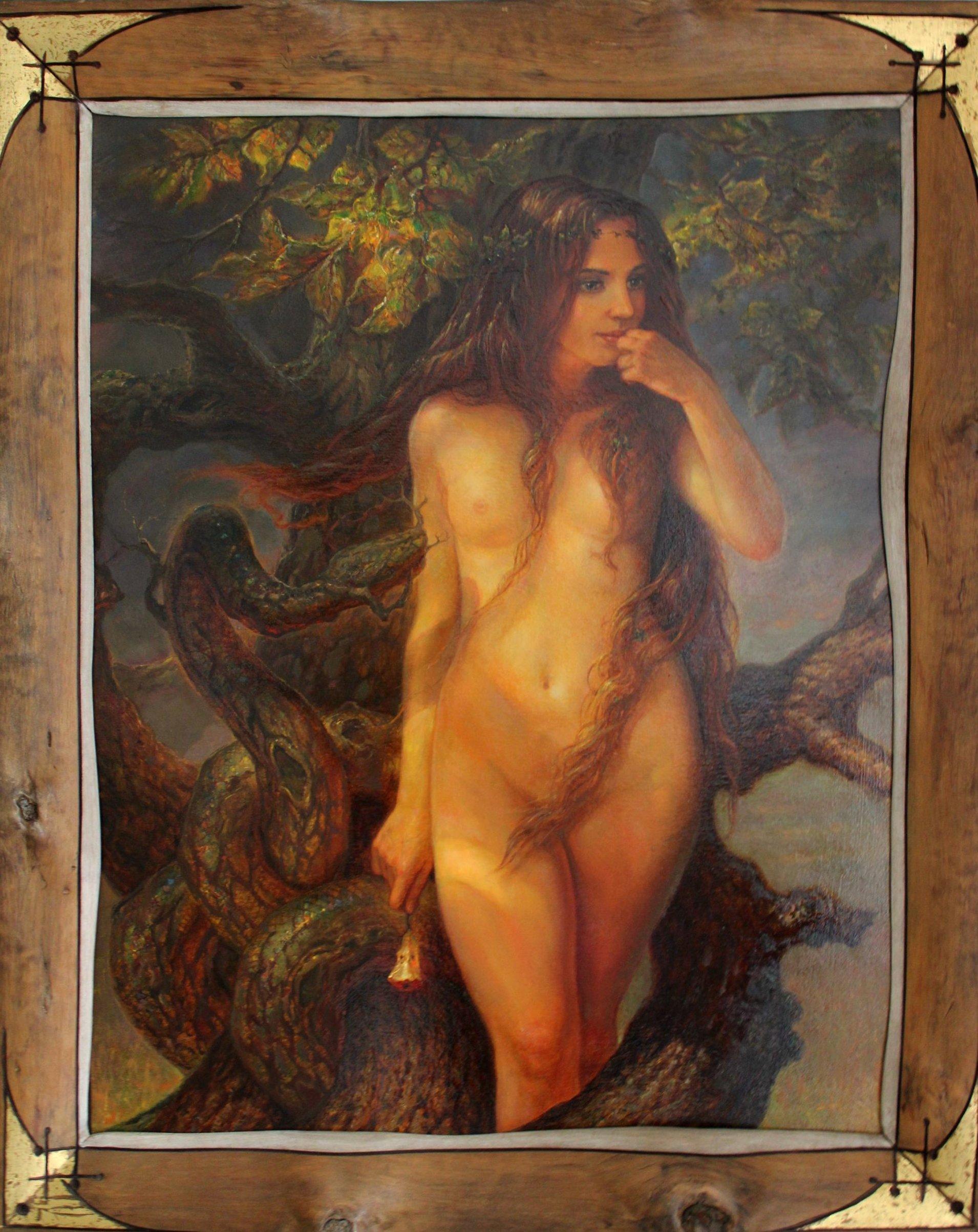 Eva  90x70 cm, olio/tela, 2007 - Painting di Igor Maikov