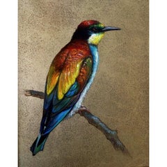 Exotic Birds. 2023, oil on canvas, diptych, 30x24 cm