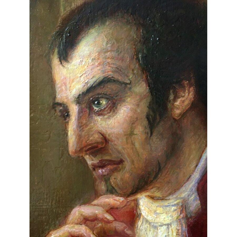 Faust. 2021, olio su tela, 36x60 cm - Painting Moderno di Igor Maikov