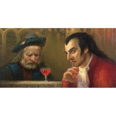 Faust. 2021, olio su tela, 36x60 cm