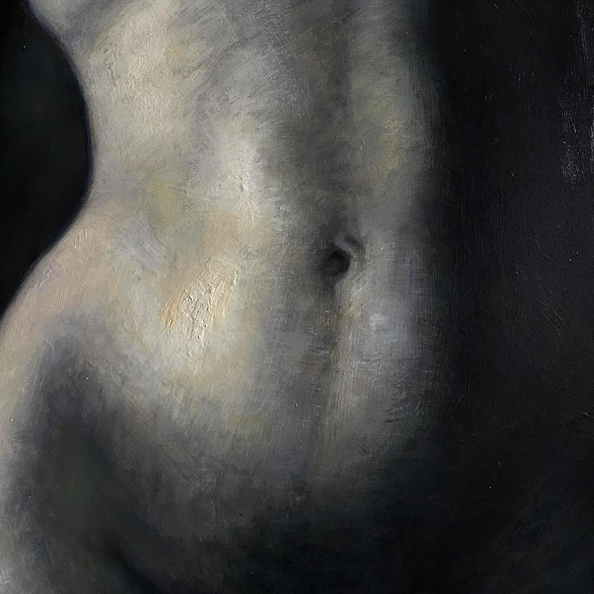 Sentimento  90x80 cm, pannello rigido/media mista, 2021 - Painting Realismo di Igor Maikov