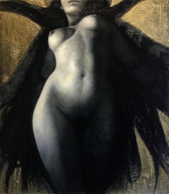 Sentirse 90x80 cm, tablero duro/soportes mixtos, 2021