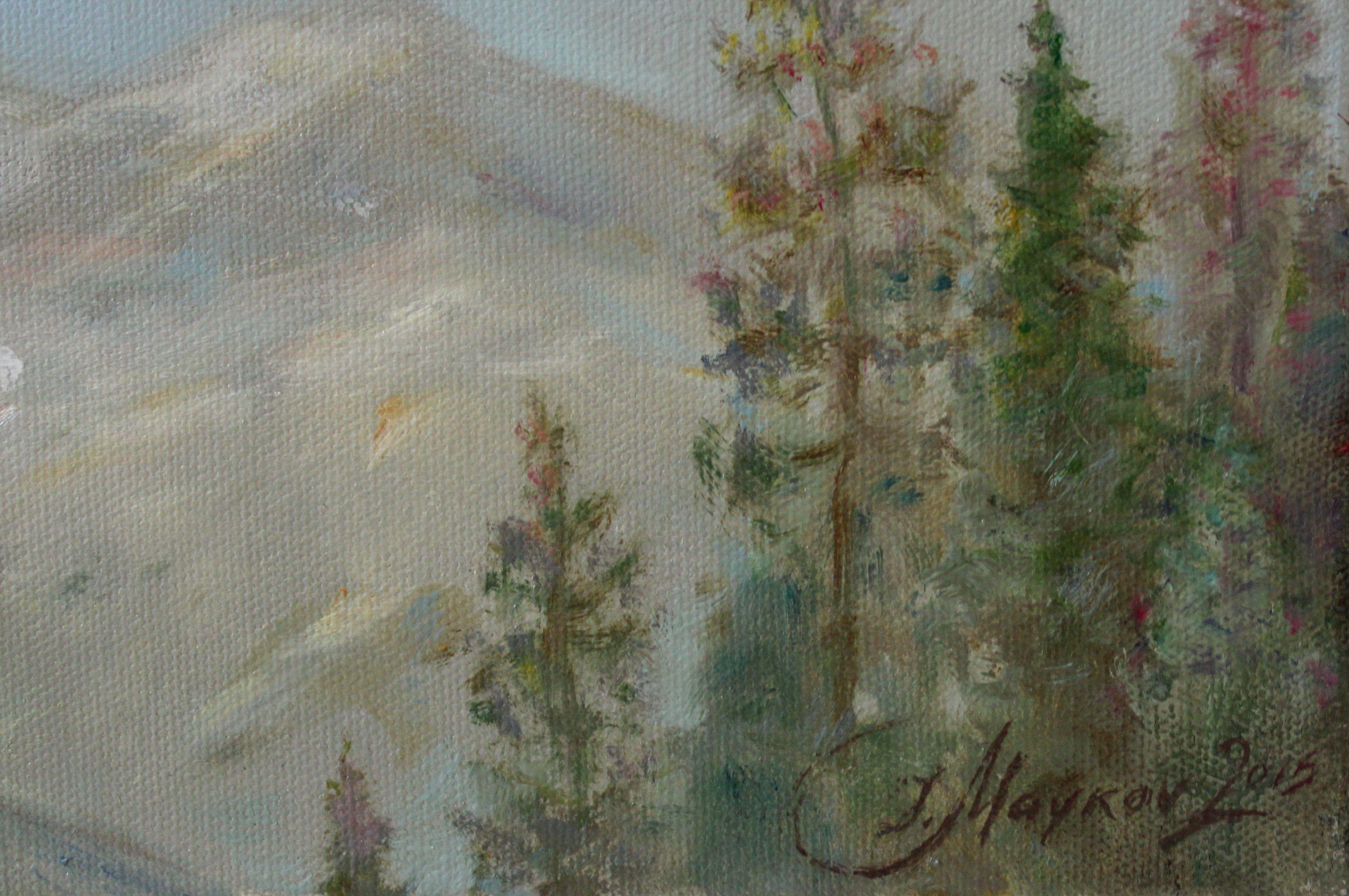 Flowering. 2015, toile, huile, 60x80 cm - Painting de Igor Maikov
