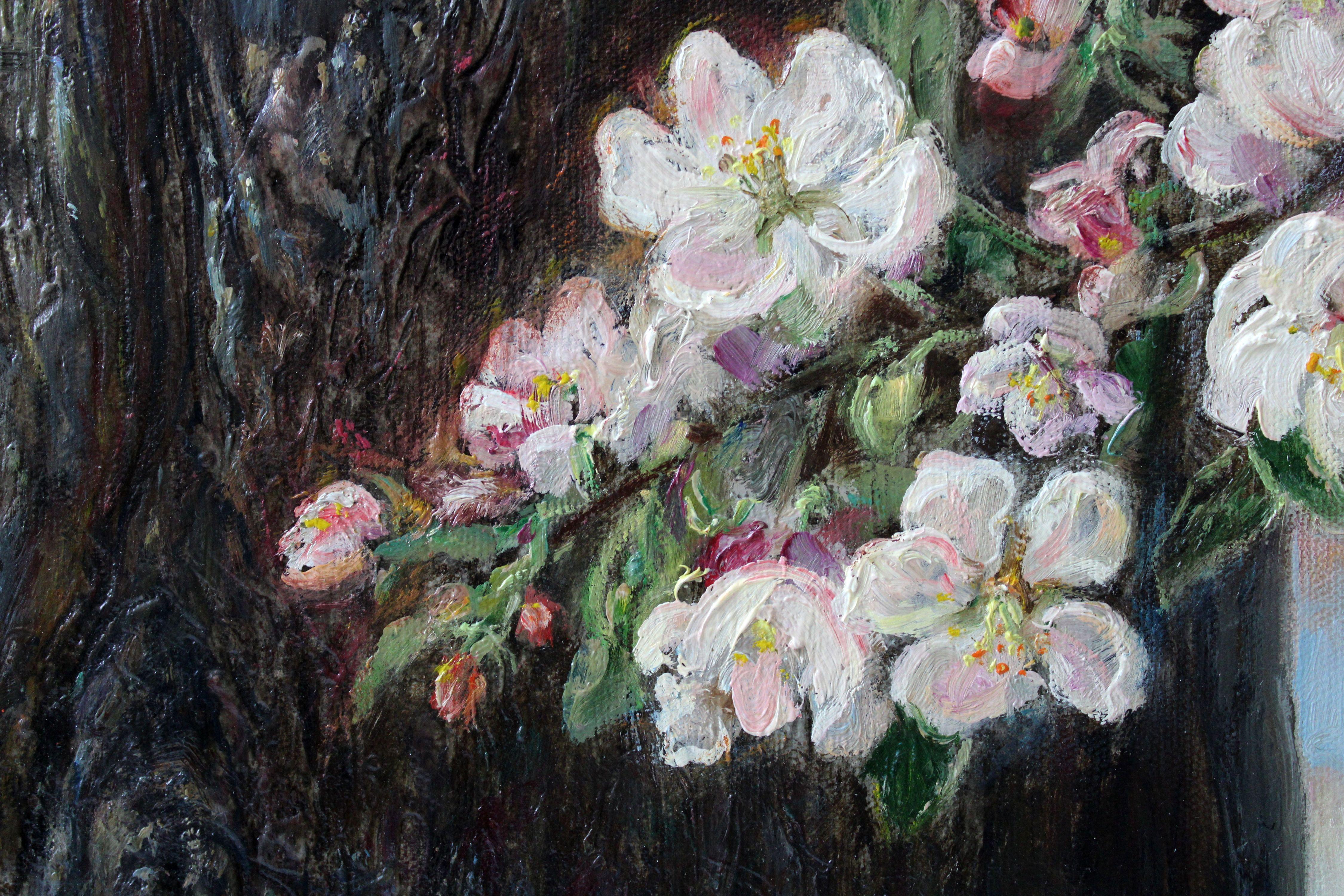 Flowering. 2015, toile, huile, 60x80 cm en vente 2