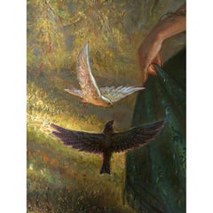 Forest Nympf. 2021, oil on canvas, 70x90 cm
