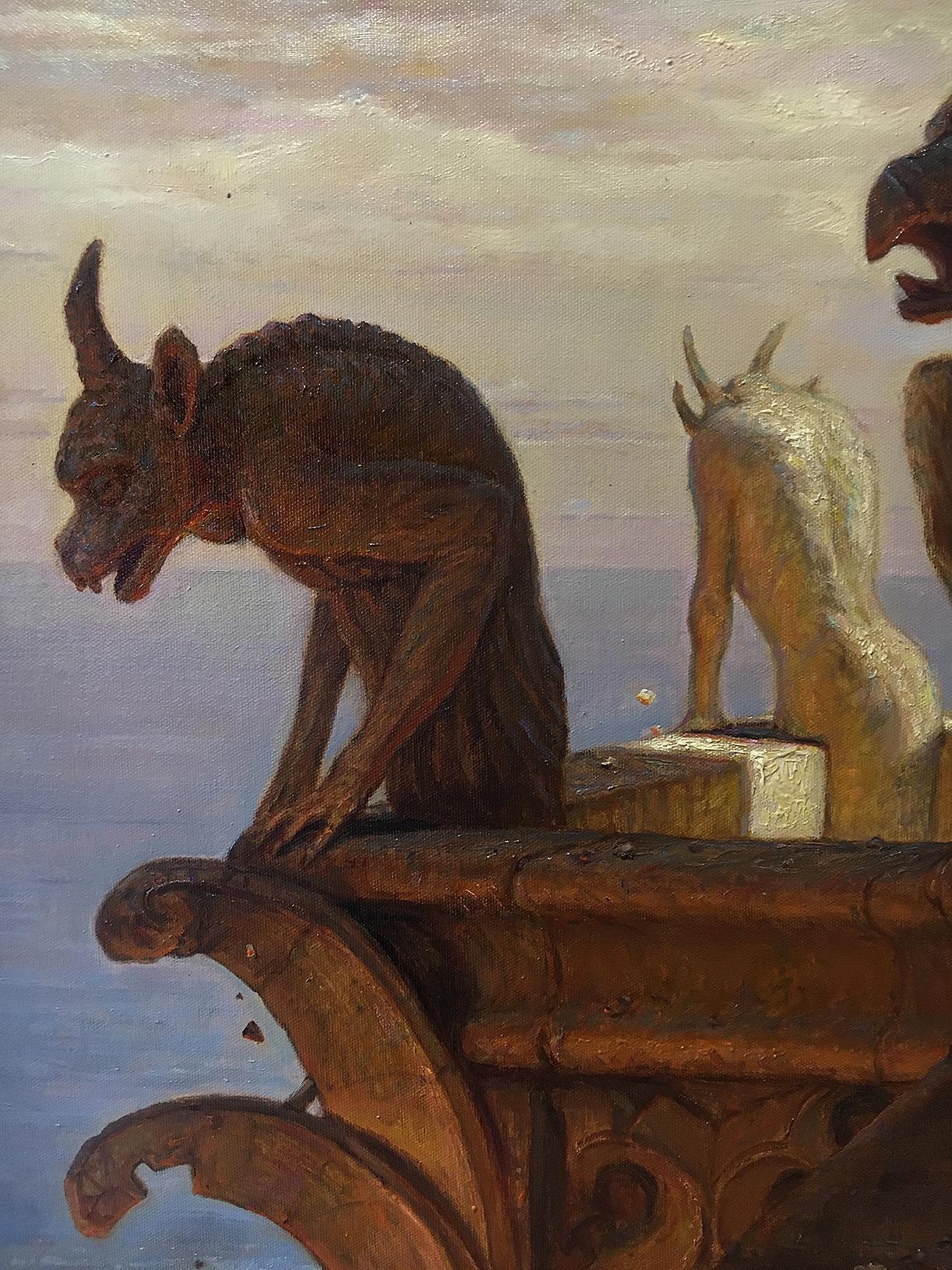 Guardiano del tempo  olio/tela, 60x80cm, 2013 - Painting Realismo di Igor Maikov