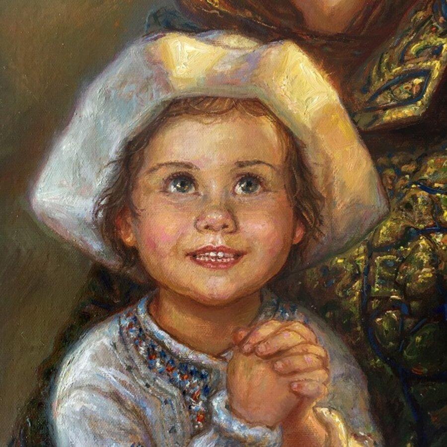 Nelle luci della mascherata. 2021, olio su tela, 90x70 cm - Painting Moderno di Igor Maikov