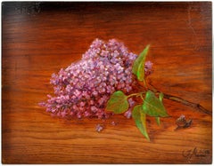 Lillà. 2015. Wood/quercia, olio. 32x25x3 cm