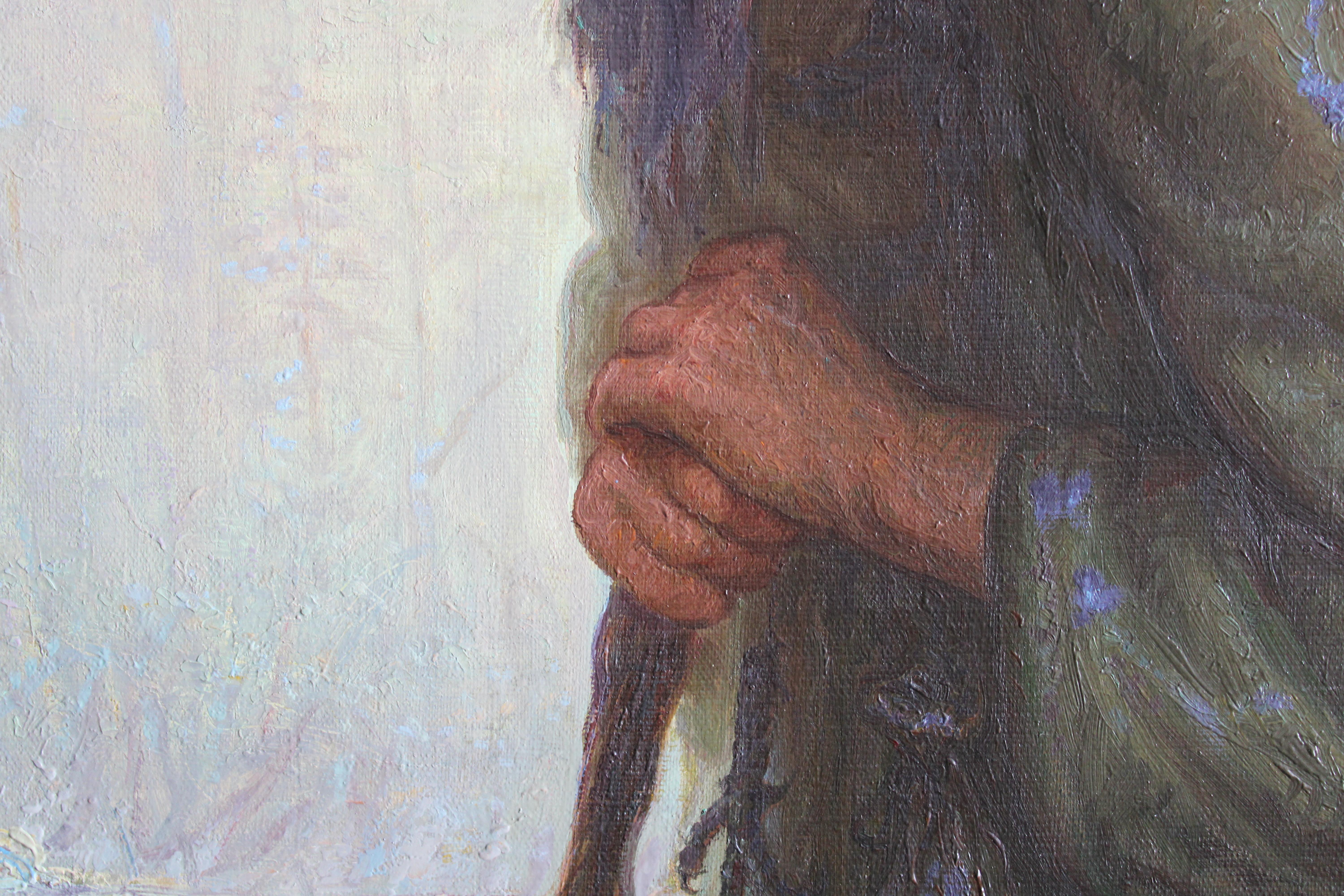 Mag  1999, tela, olio, 74,2x80,3 cm in vendita 2