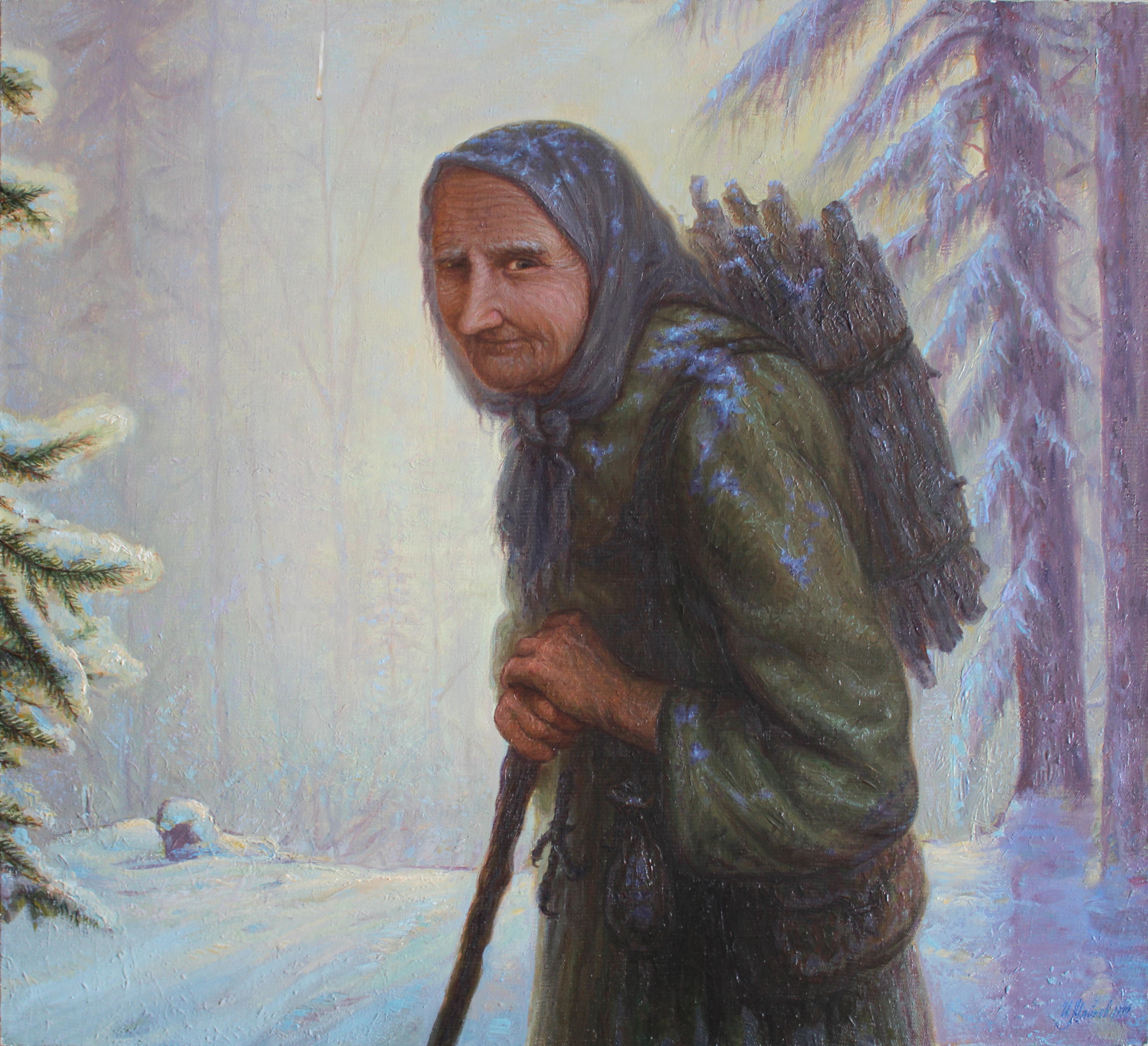 Igor Maikov Portrait Painting – Mag  1999, Leinwand, Öl, 74.2x80.3 cm