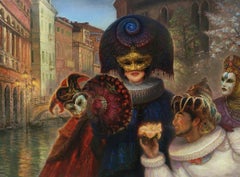 Ballo in maschera. 2020, olio su tela, 90x120 cm