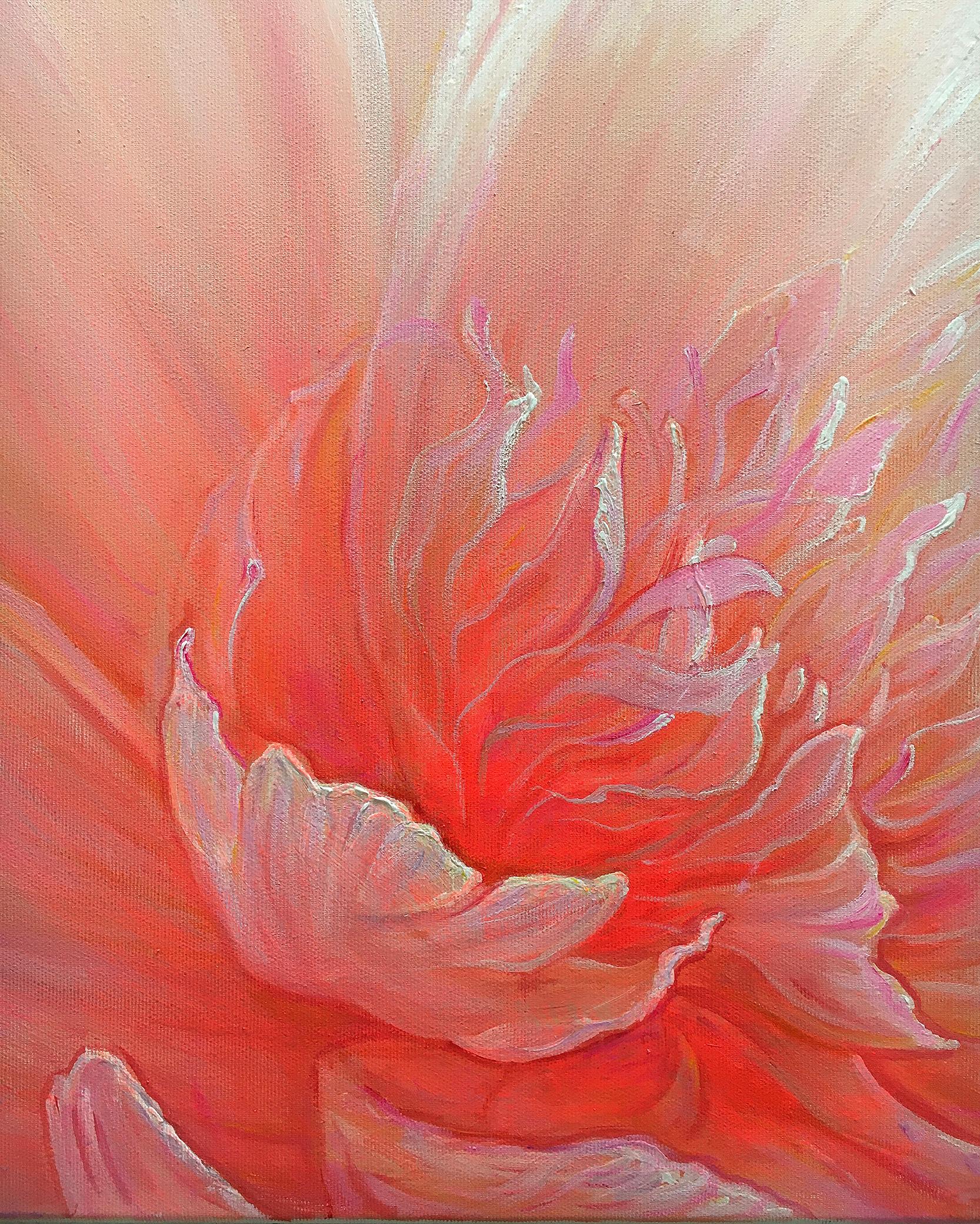 Peonies  70x90 cm, canvas/oil, 2025 - Painting by Igor Maikov