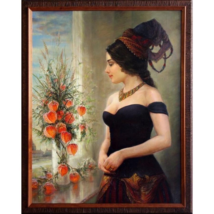 Physalis giocosa. 2015, olio su tela, 90x70 cm - Painting di Igor Maikov