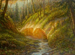 Ravine. 2005. Oil on canvas. 60x80cm. Signed.