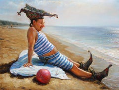 Rest by the sea. 2013, canvas, oil, 60x80 cm