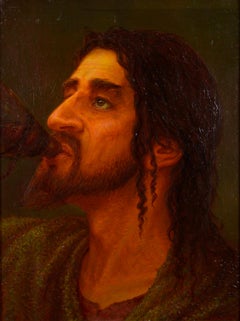 Son of Man. 1998. Oil on canvas. 72x54cm. Signed