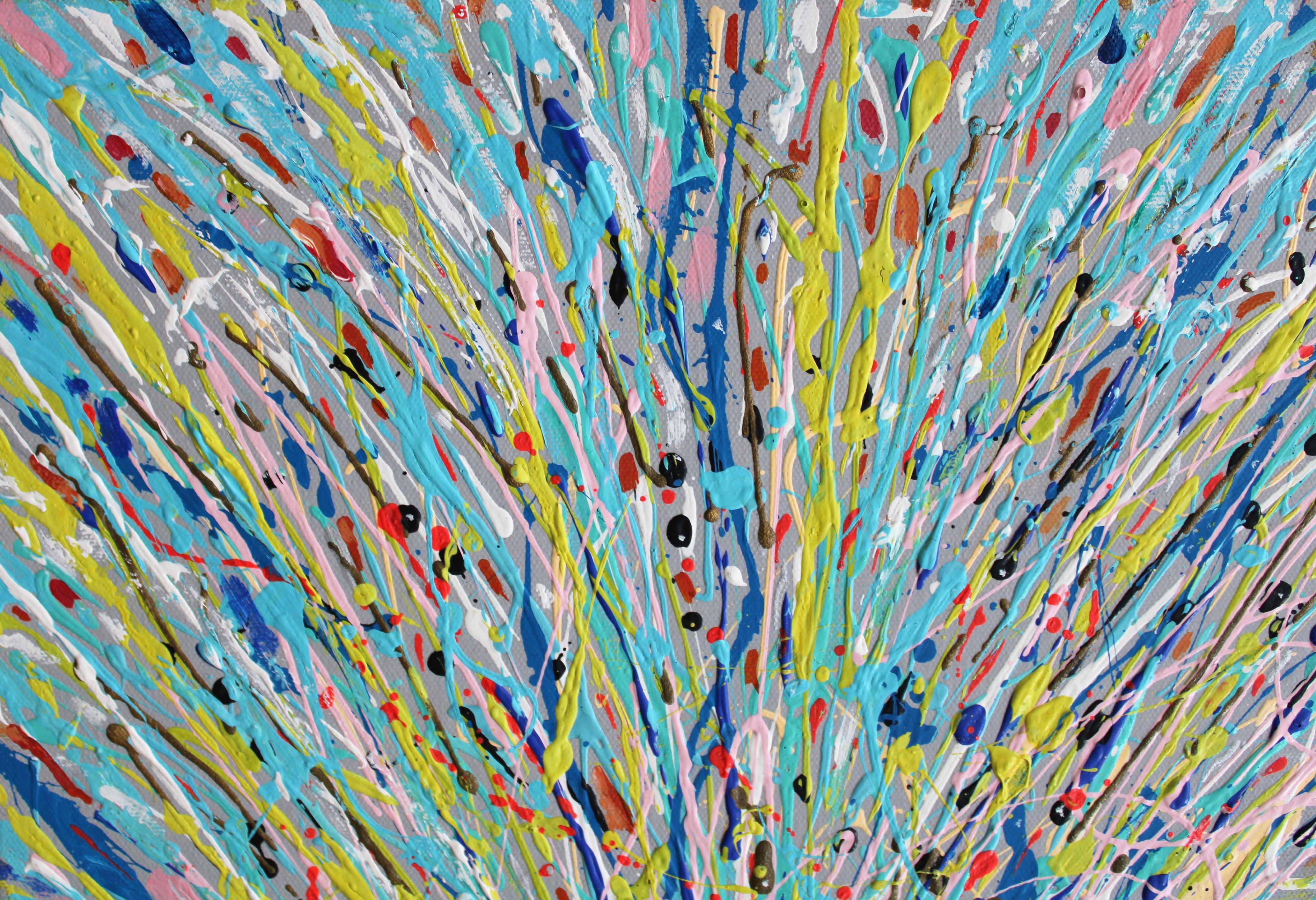 Sparks of joy. 2023, canvas, oil, 70x60 cm For Sale 2