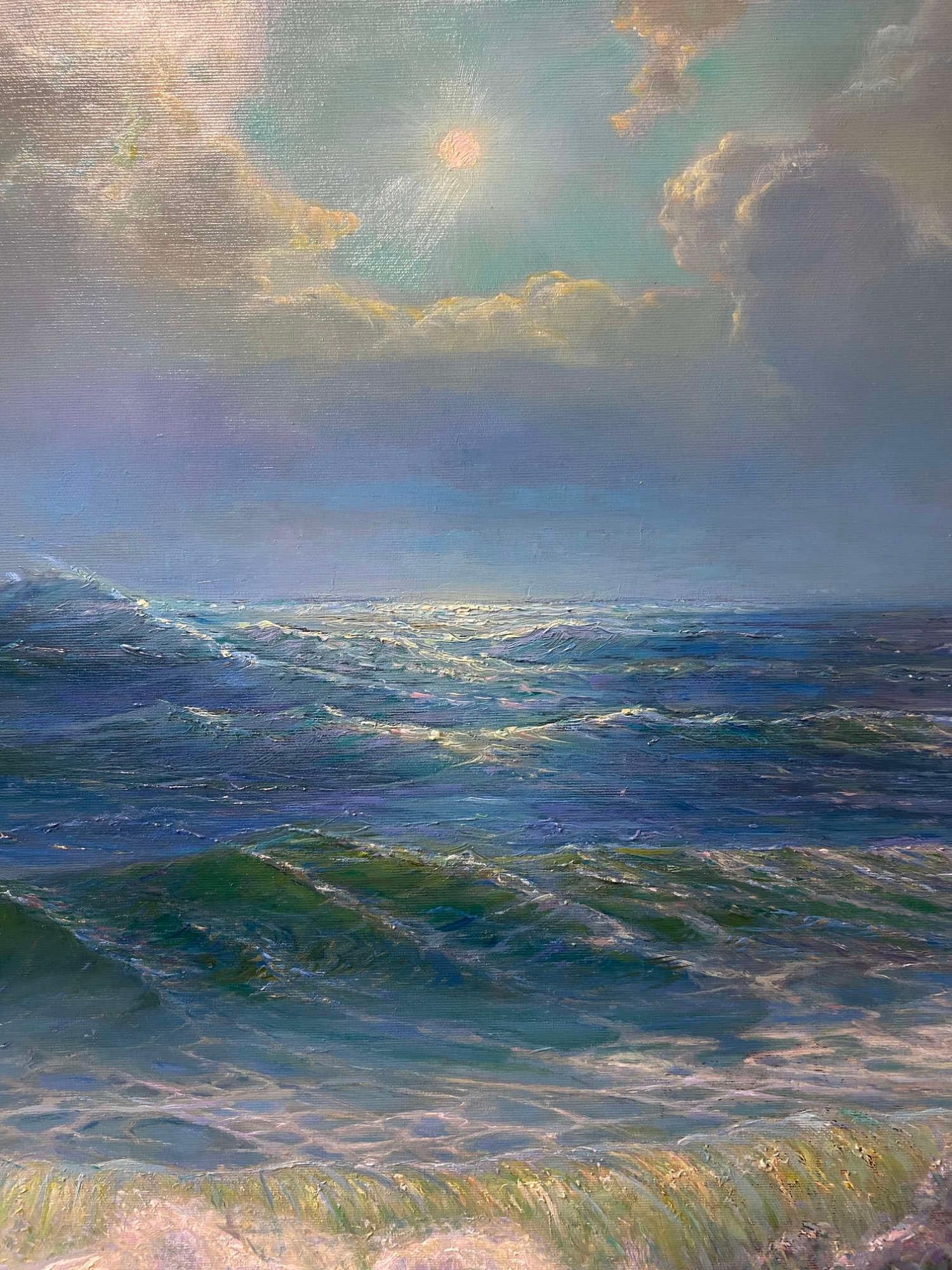 Étoile de mer. 2008. Toile, huile, 50x65 cm en vente 2