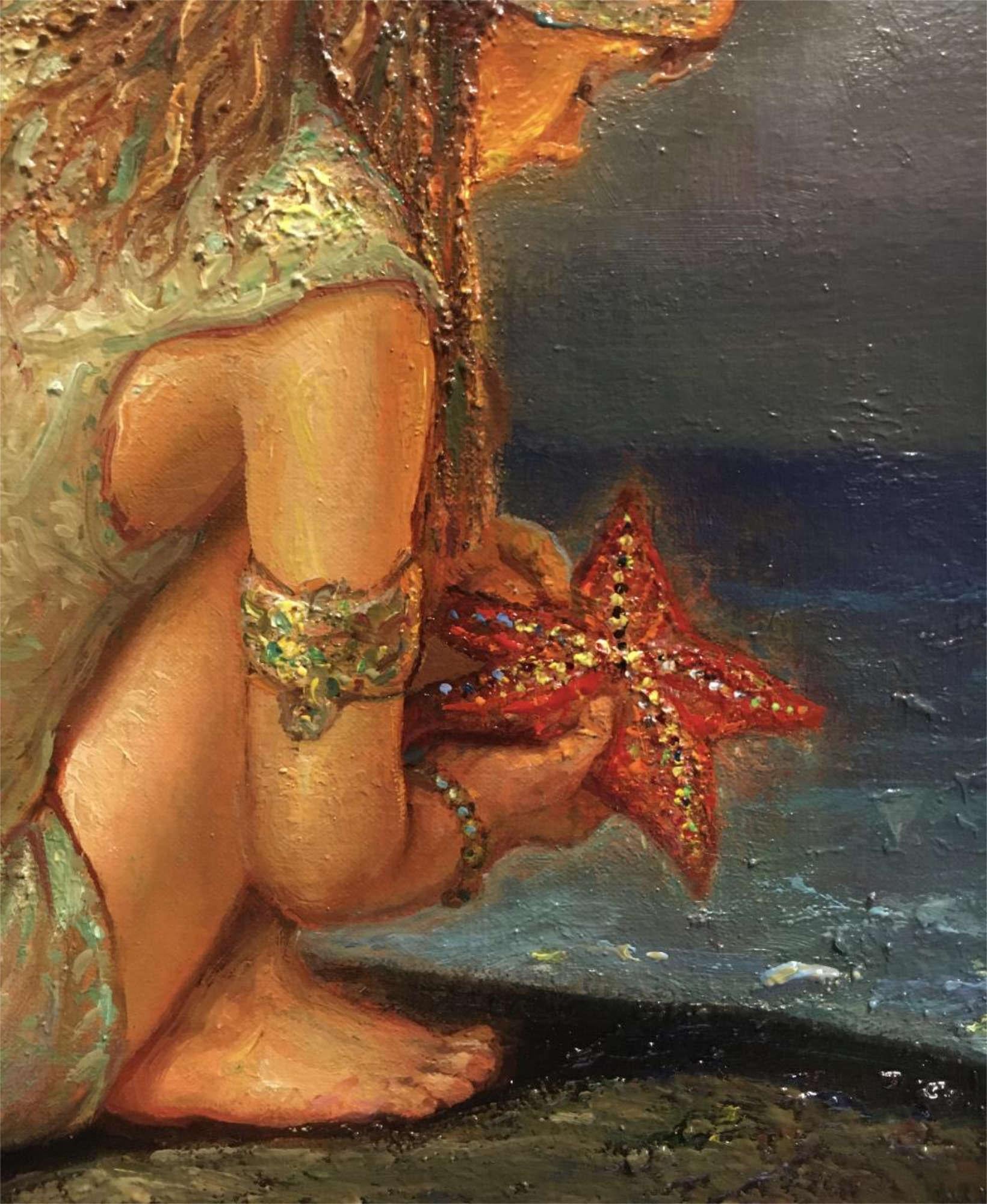 Étoile de mer. 2008. Toile, huile, 50x65 cm en vente 4