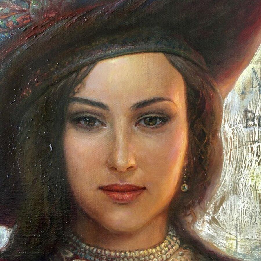 Teatro. 2018, olio su tela, 60x70 cm - Painting Moderno di Igor Maikov