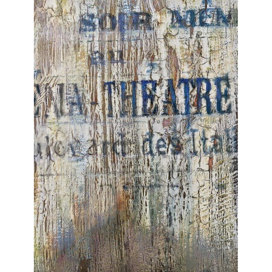 Teatro. 2018, olio su tela, 60x70 cm in vendita 2