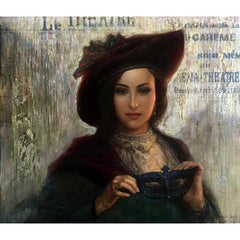 Teatro. 2018, olio su tela, 60x70 cm