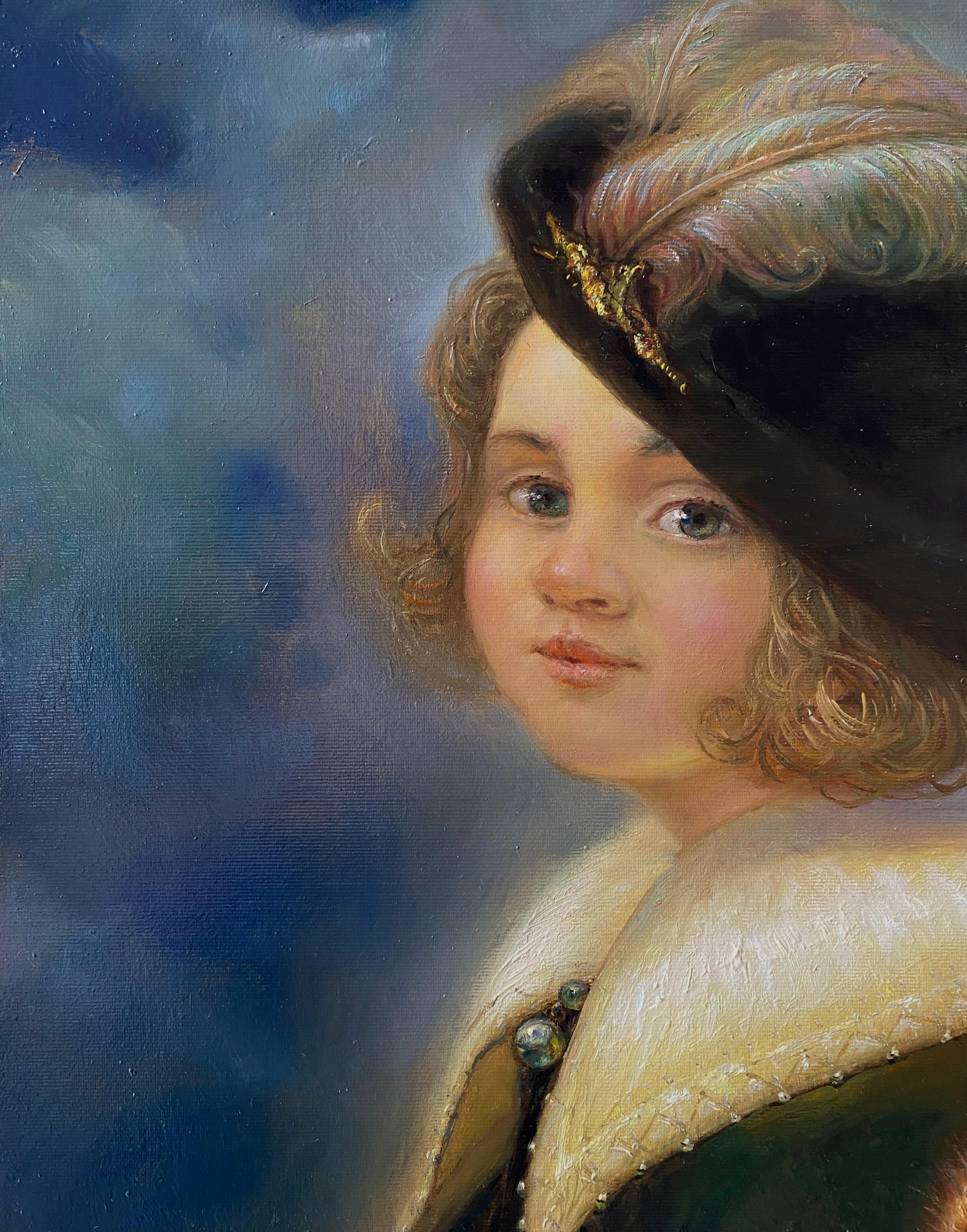 The Little Prince, 80x60 cm, canvas/oil, 2017 - Painting by Igor Maikov