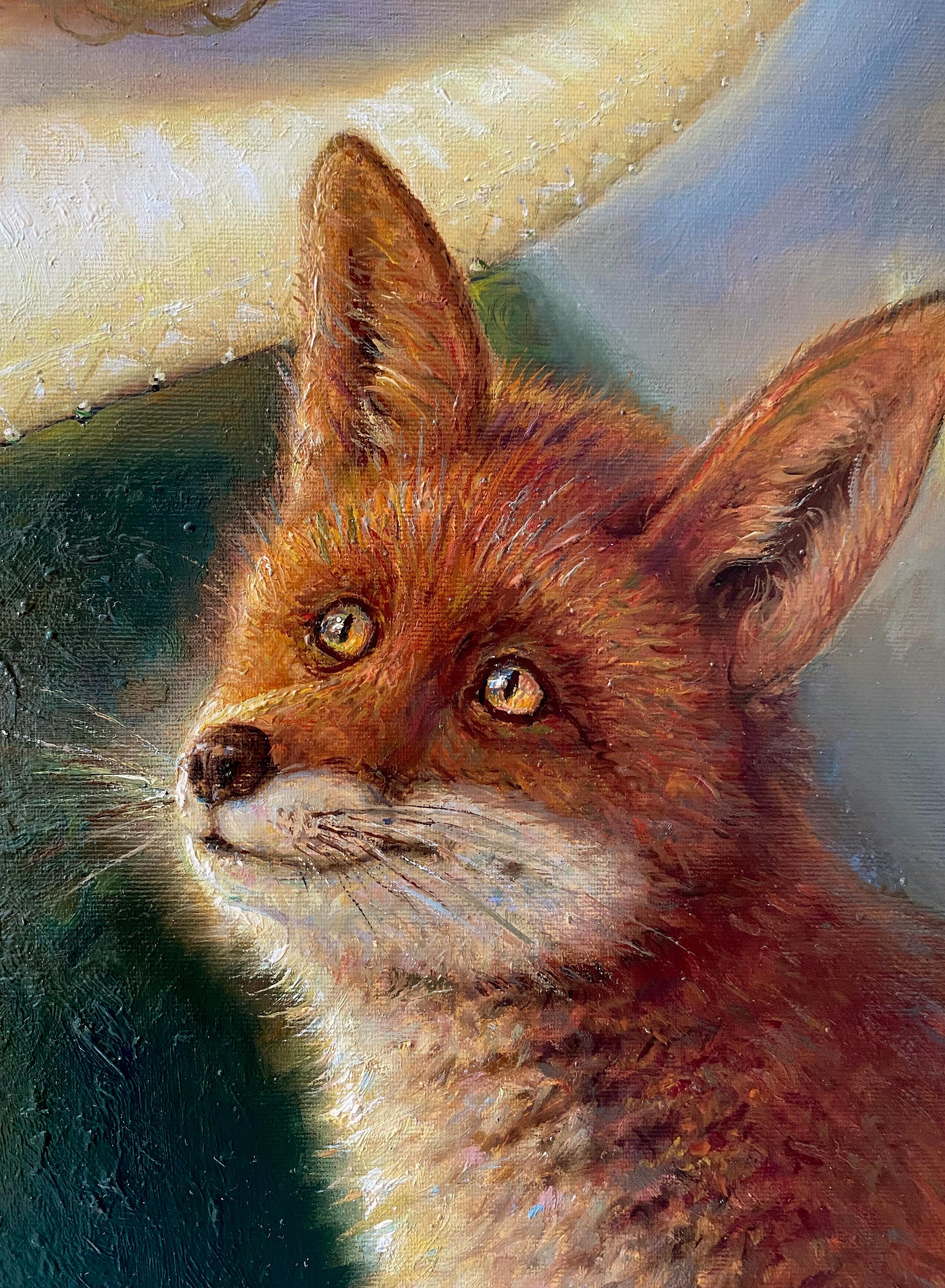 The Little Prince, 80x60 cm, canvas/oil, 2017 - Realist Painting by Igor Maikov