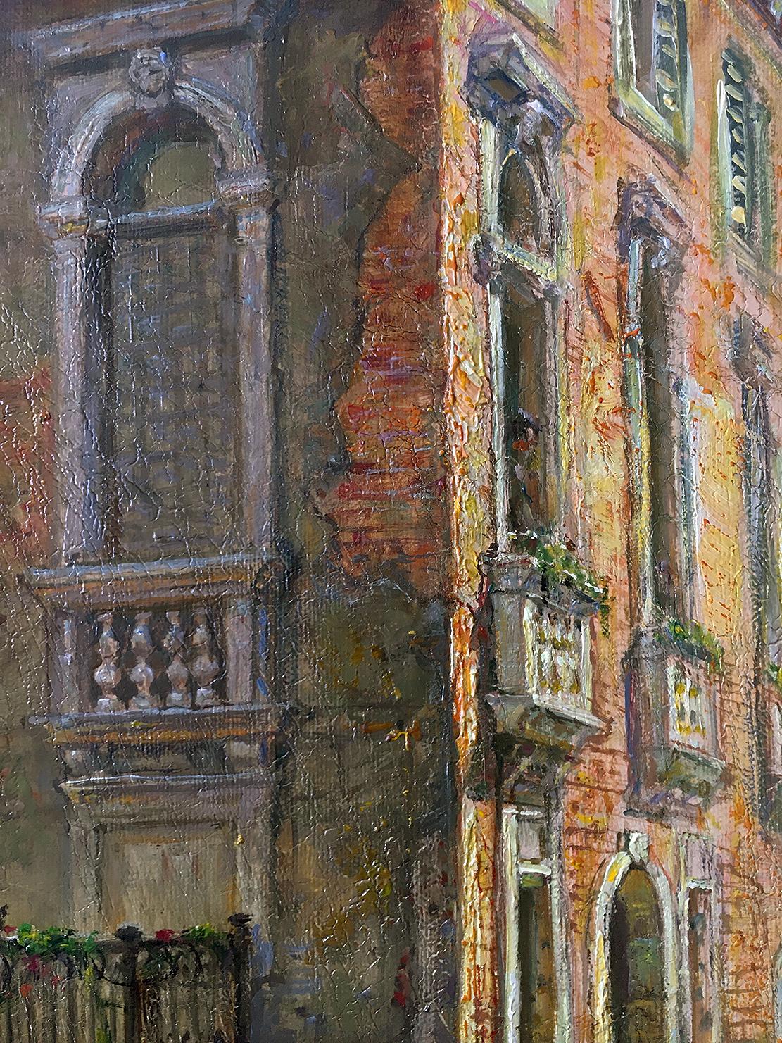 Questa è Venezia. 2018, olio su tela, 50x60 cm - Painting di Igor Maikov
