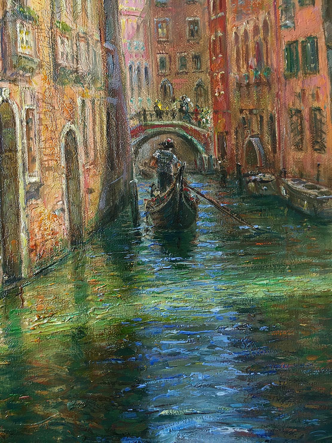 Questa è Venezia. 2018, olio su tela, 50x60 cm - Painting Moderno di Igor Maikov