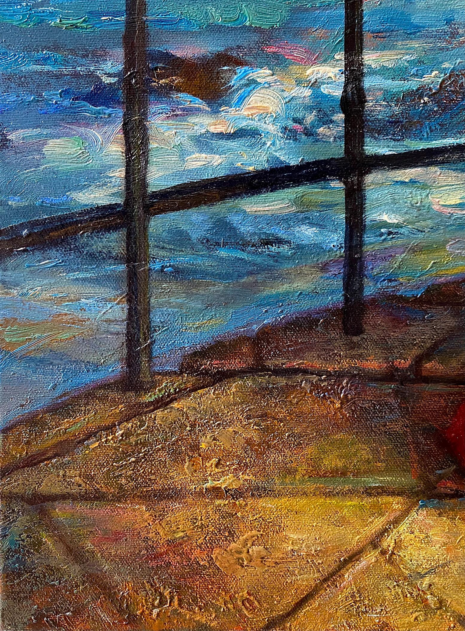 Three Colors  80x100 cm, canvas/oil, 2014 - Realist Painting by Igor Maikov
